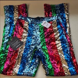 Charlotte Russe Multicolor Sequin Bottoms